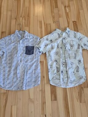 Jack Threads Size Small Short-Sleeve Button-Up Shirts Casual Patterned